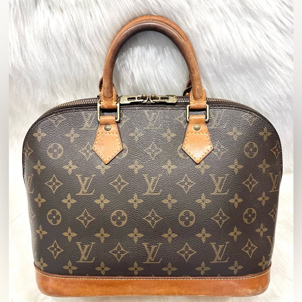 Authentic Louis Vuitton Alma PM Tote Bag Shoulder Bag Handbag Purse